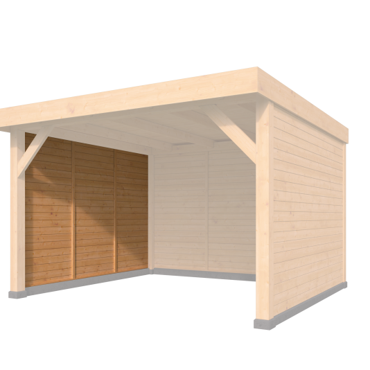 DHZ Rijssen wand module Type D 400 x 224 cm onbehandeld