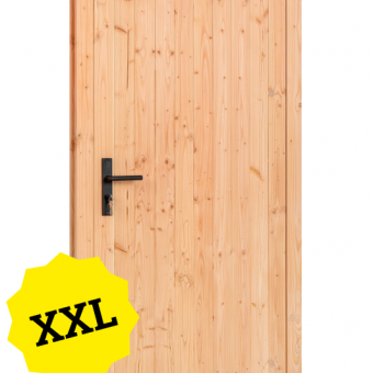 Douglas enkele dichte deur XXL B120xH215 cm buitenmaat, rechtsdraaiend