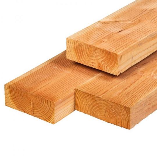 Douglas balk 6,3 x 17,5 x 425 cm, vers, fijnbezaagd en scherpkantig