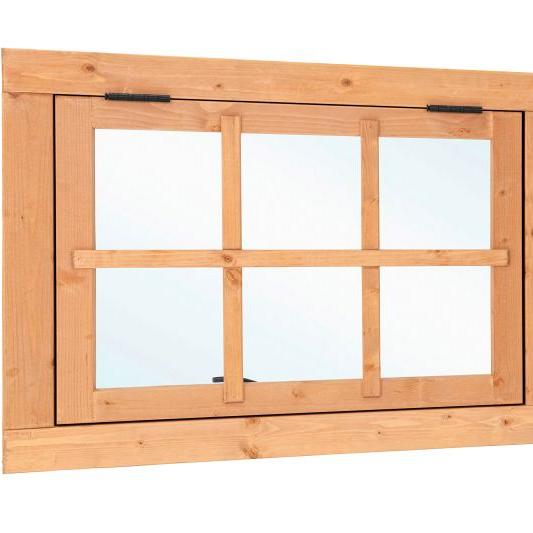 Douglas uitzetraam 6-ruits B90xH70 cm buitenmaat