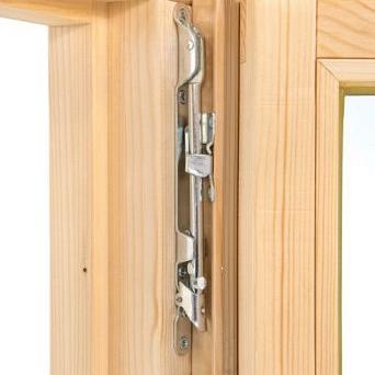 Draai- /kiepraam dubbel L3 vuren 153 x 105,1 cm | grijs geïmpregneerd