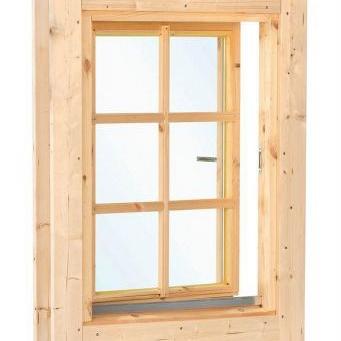 Draai- /kiepraam enkel L4 vuren 84 x 105,1 cm | honinggeel geïmpregneerd