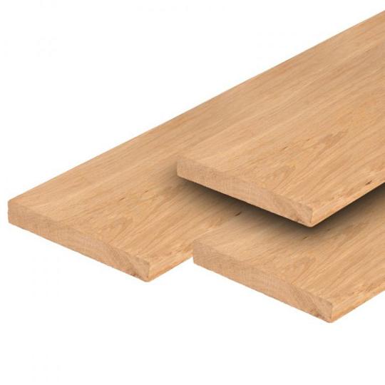 Eiken kantplank 2 x 20 x 300 cm, vers, fijnbezaagd, scherpkantig