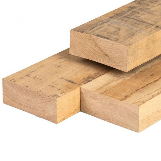 Eiken ligger 7,0 x 20,0 x 500 cm, vers, fijnbezaagd, scherpkantig