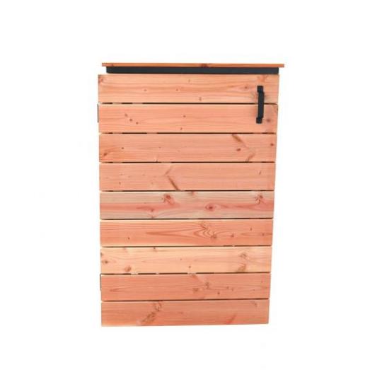 Douglas containerkast enkel op zwart frame, (HxBxD) 118 x 77 x 85 cm, onbehandeld