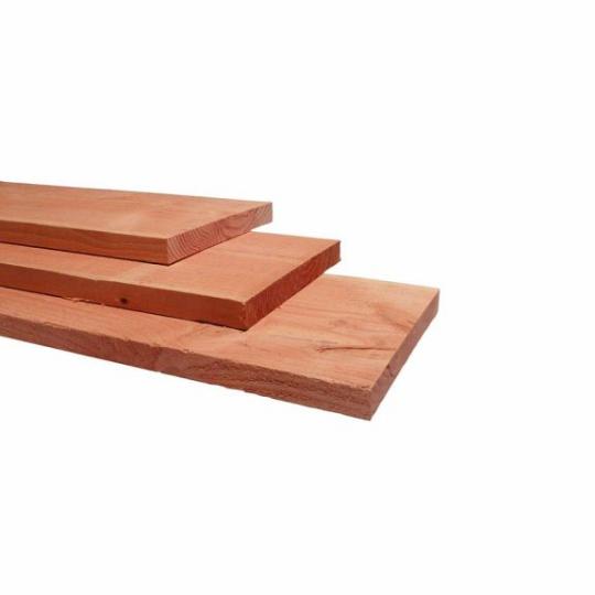 Douglas fijnbezaagde plank 2,5 x 25 x 300 cm, onbehandeld.