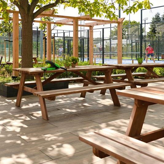 Hardhouten Picknicktafel Comfort