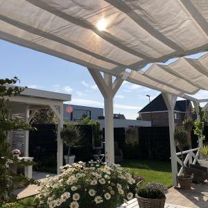 Harmonicadoek 370 x 370 cm wit
