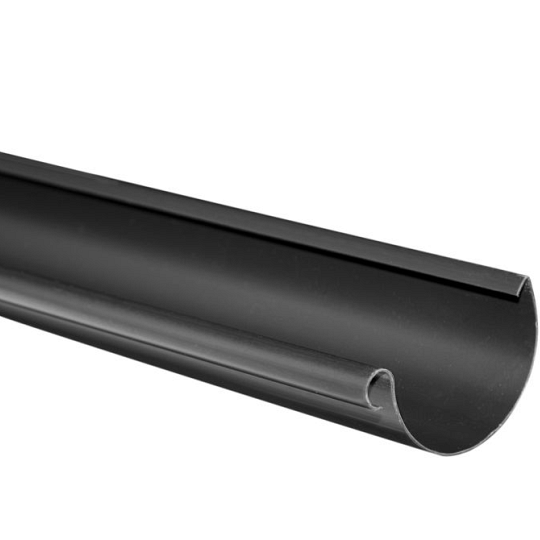Kunststof Mastgoot L200 cm 100 mm Zwart