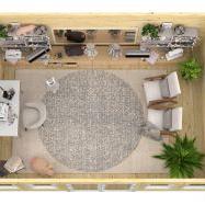 Kunststof Ramen en Buitendeuren Wit voor Blokhut Clockhouse Trevor