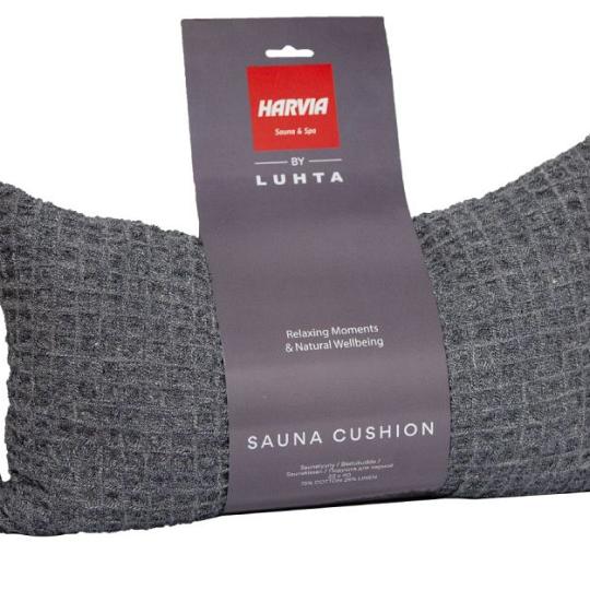 Sauna accessoire Harvia door Luhta saunakussen 22,0 x 40,0 cm grijs