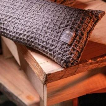 Sauna accessoire Harvia door Luhta saunakussen 22,0 x 40,0 cm grijs