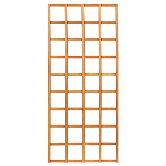 Trellis recht hardhout kunstmatig gedroogd H180 x B90 cm