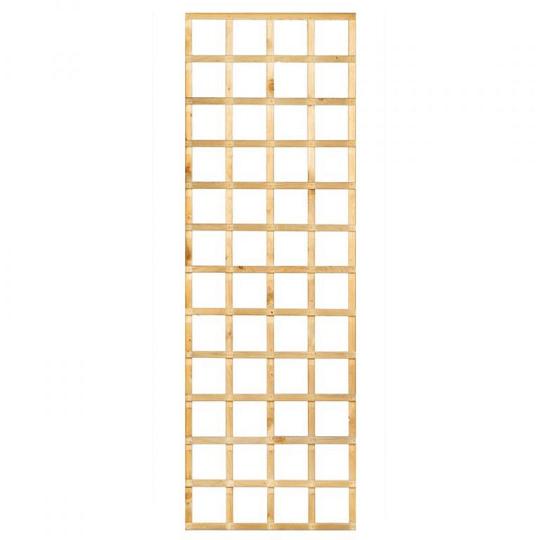 Trellis recht, lamel 1,3 x 2,5 cm grenen groen geïmpregneerd H180 x B60 cm, PEFC