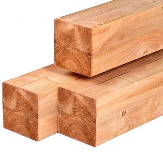 Red Class Wood ME vuren paal 20 x 20 x 600 cm – gelamineerd, gedroogd, geïmpregneerd en geschaafd