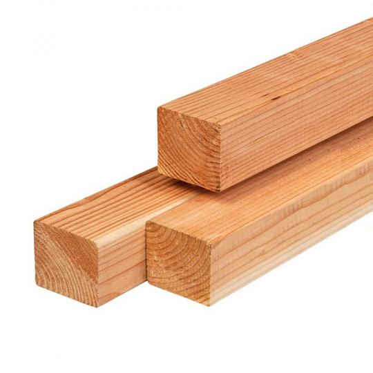 Red Class Wood ME vuren regel 4,5 x 4,5 x 300 cm – gedroogd, geïmpregneerd en geschaafd, PEFC