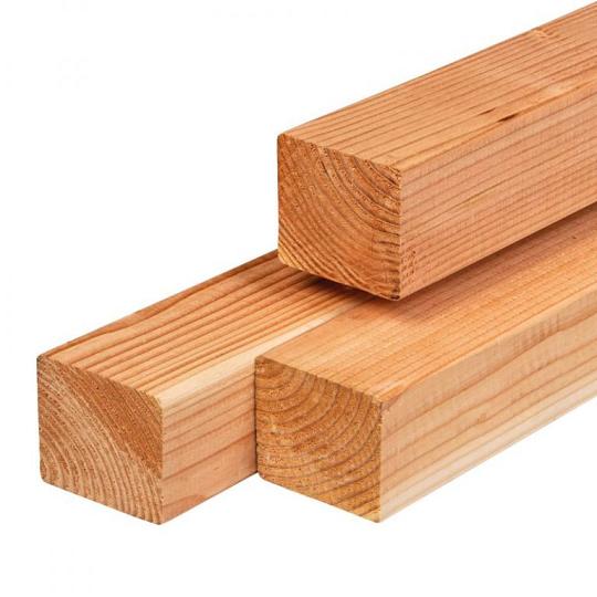 Red Class Wood ME vuren regel 4,5 x 4,5 x 300 cm – gedroogd, geïmpregneerd en geschaafd, FSC