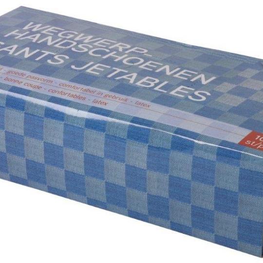 Doos wegwerphandschoenen latex 100 stuks