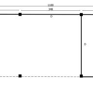 Overkapping met berging Platdak Stavanger XL, type 4, onbehandeld