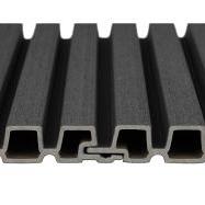 PuraTech 30 composiet triple profiel 3,3 x 17,0 x 290 cm, ebony black, fijne houtnerf
