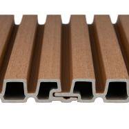 PuraTech 30 composiet triple profiel 3,3 x 17,0 x 290 cm, teak, fijne houtnerf