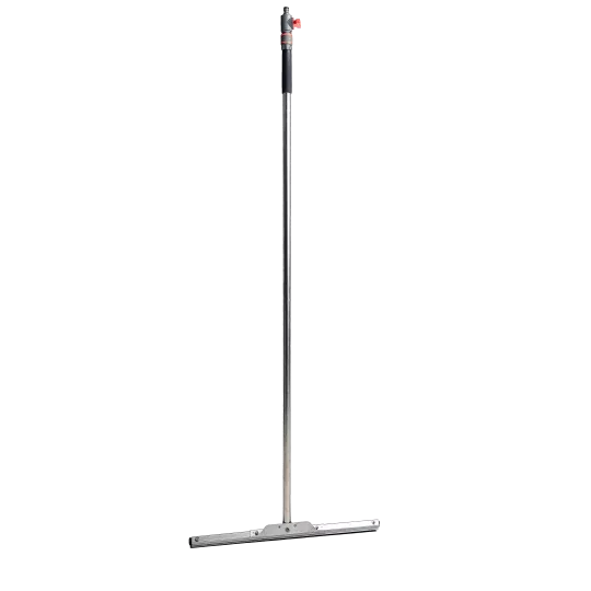 WS RVS Vloertrekker met aansluiting voor (Gardena) tuinslang incl. kraantje (t.b.v. inkeren WS Voegmortel)