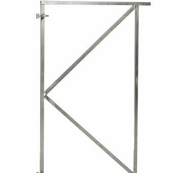 verstelbaar stalen poortframe 110 x 155 cm