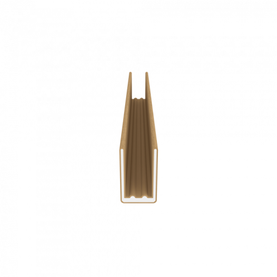 NewTechWood aluminium co-extrusie frameset t.b.v scherm i.c.m betonpalen, Red Cedar