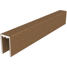NewTechWood aluminium co-extrusie frameset t.b.v scherm i.c.m betonpalen, Teak