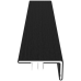 NewTechWood co-extrusie aluminium U-klikprofiel 300 cm, Ebony zwart