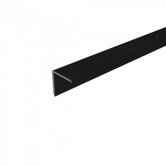 NewTechWood HKC hoekprofiel, 5,5 x 5,5 x 300 cm, Ebony zwart