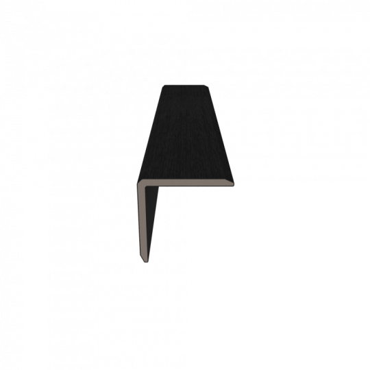 NewTechWood HKC hoekprofiel, 5,5 x 5,5 x 300 cm, Ebony zwart