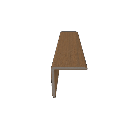 NewTechWood HKC hoekprofiel, 5,5 x 5,5 x 300 cm, Teak