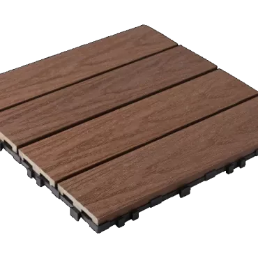 NewTechWood HKC kliktegel, 30 x 30 cm, Teak
