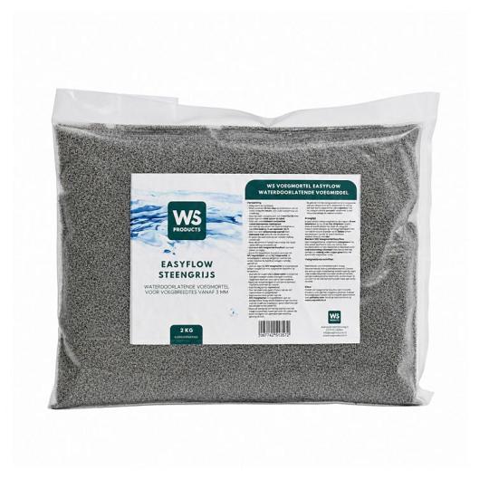 WS Voegmortel EasyFlow Steengrijs 2 kg Kleinverpakking