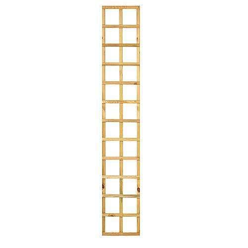 Trellis recht hardhout 180 x 30 cm
