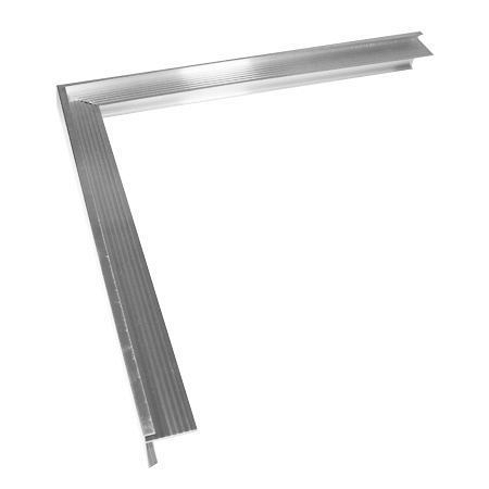 Aluminium buitenhoek t.b.v. daktrim  blank 35/35 mm