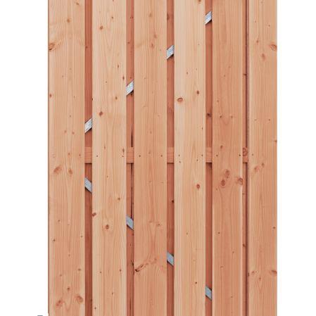 Redvision geschaafde plankendeur op verstelbaar stalen frame – 1,6 x 10 x 190 cm