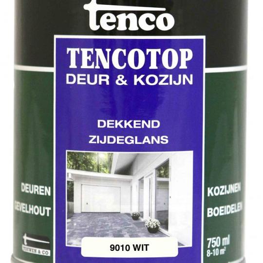 Tencotop deur & kozijn dekkend zijdeglans wit 9010   0.75 l.