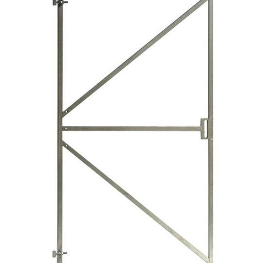 Verstelbaar stalen poortframe , 180 x 100 cm, vuurverzinkt.