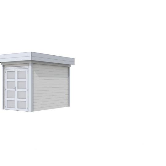 Vuren Topvision Zwaluw, 200 x 300 cm, wanden wit en basis lichtgrijs.