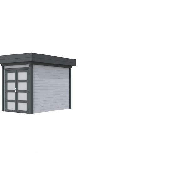 Vuren Topvision Zwaluw, 200 x 300 cm, wanden lichtgrijs en basis antraciet.