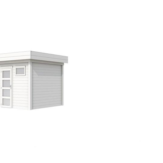 Vuren Topvision Kuifmees, 250 x 250 cm, wit gespoten.