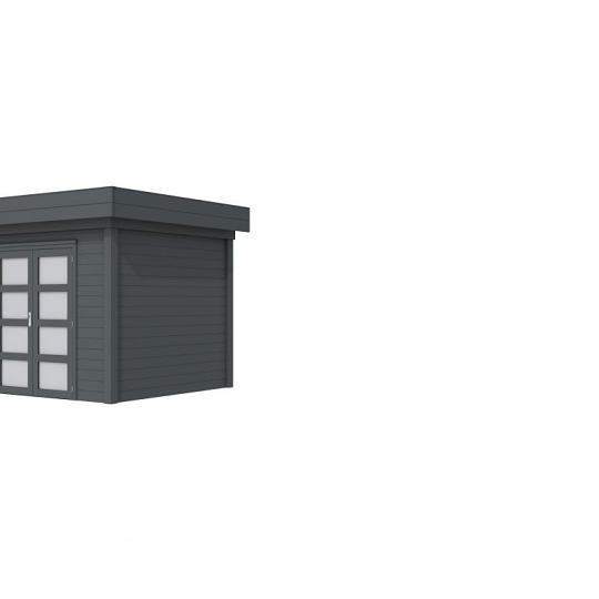 Vuren Topvision Bonte Specht, 300 x 250 cm, antraciet gespoten.