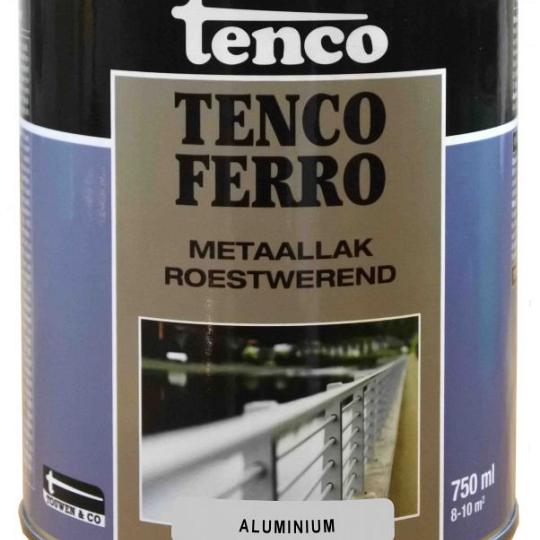 Tencoferro dekkend zijdeglans alum. 0.75 l.