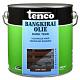 Tenco bangkirai olie transparant  dark teak 2.5 l.