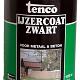 Tenco ijzercoat dekkend  zwart 1 l.