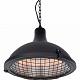Hangende heater Tanwen zwart - industriele stijl