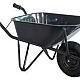 Bouw kruiwagen staal 85 L ovale buis