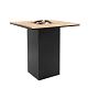 Cosiloft 100 bar table black frame / black top